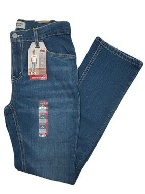 Levi's Dark Blue Performance Slim Fit Stretch Jeans 29/31 Size 18 Boys Youth